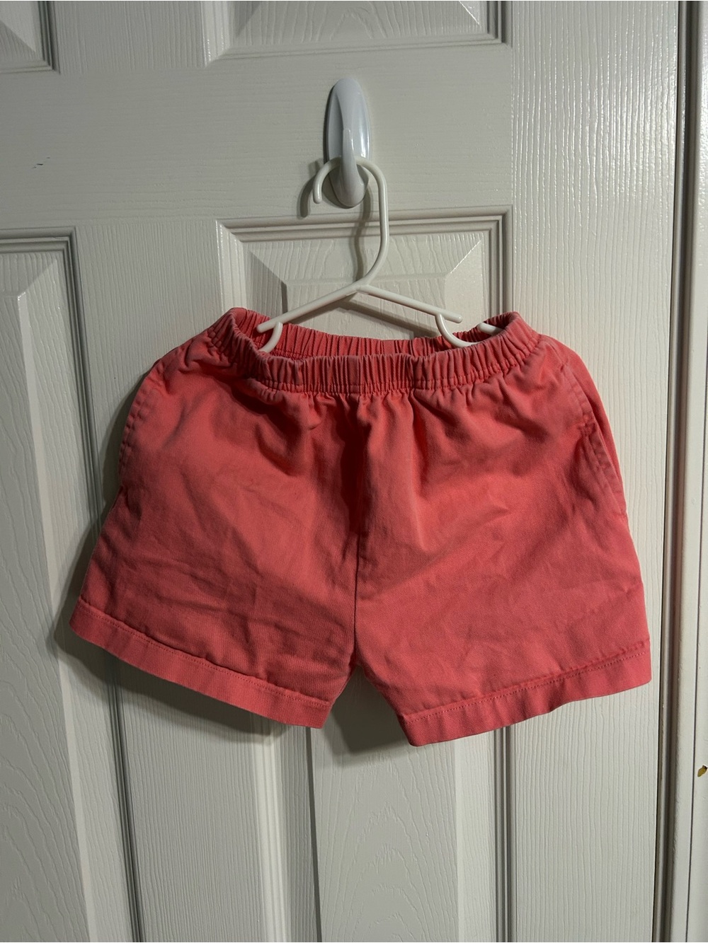 Girls Coral Elastic-Waist Pull-On Shorts